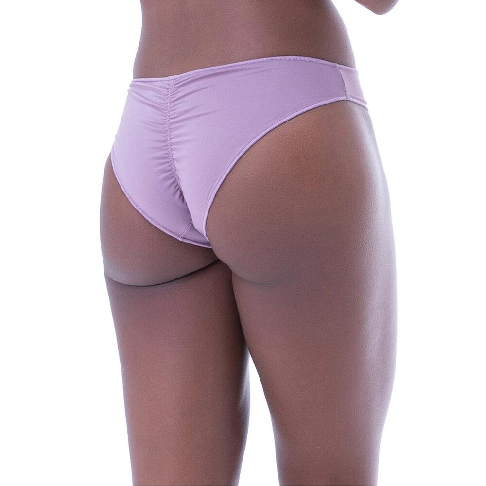 Calz&oacute;n Efecto Realce Microfibra Lila 2rios image number 1.0