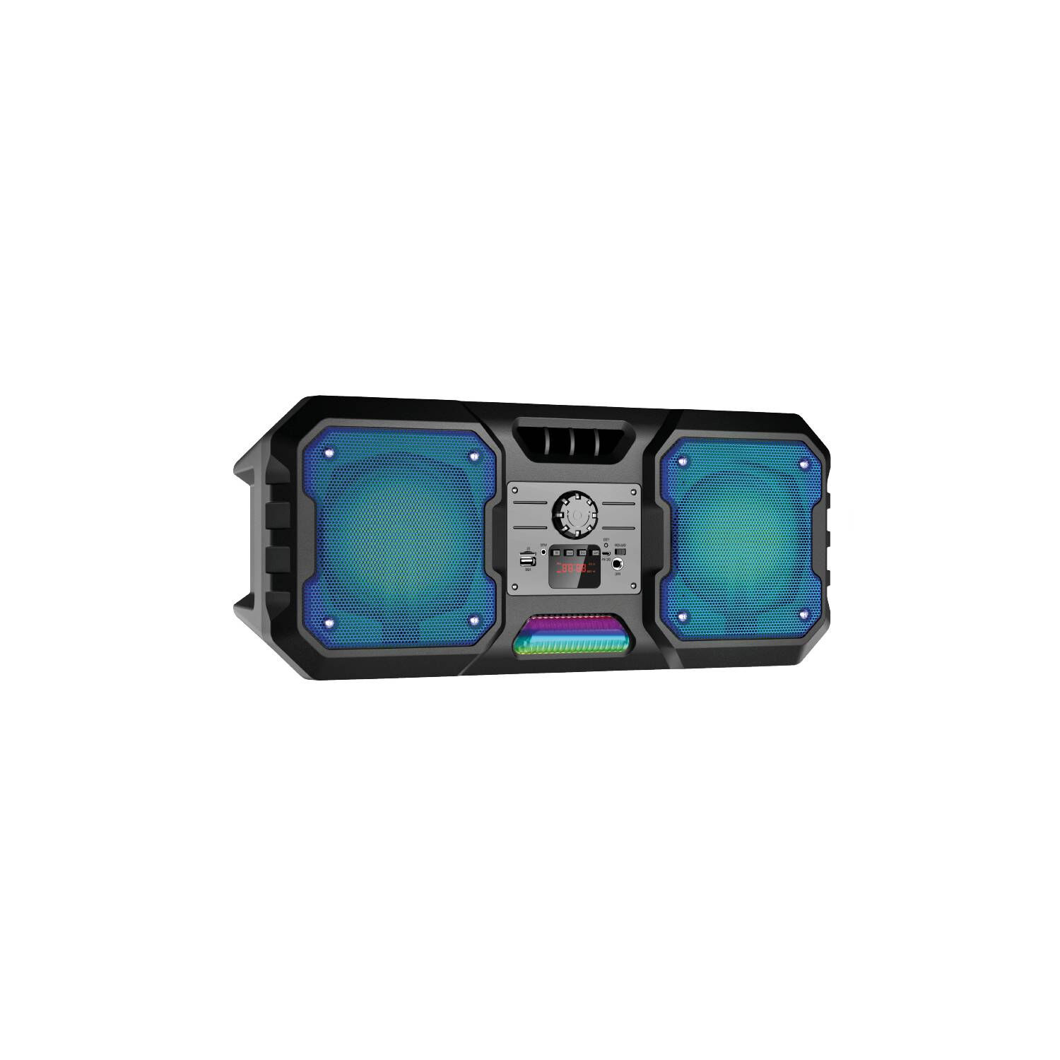 Parlante Bluetooth Port&aacute;til Iluminaci&oacute;n Led Azul 5w Rms - Ps image number 0.0