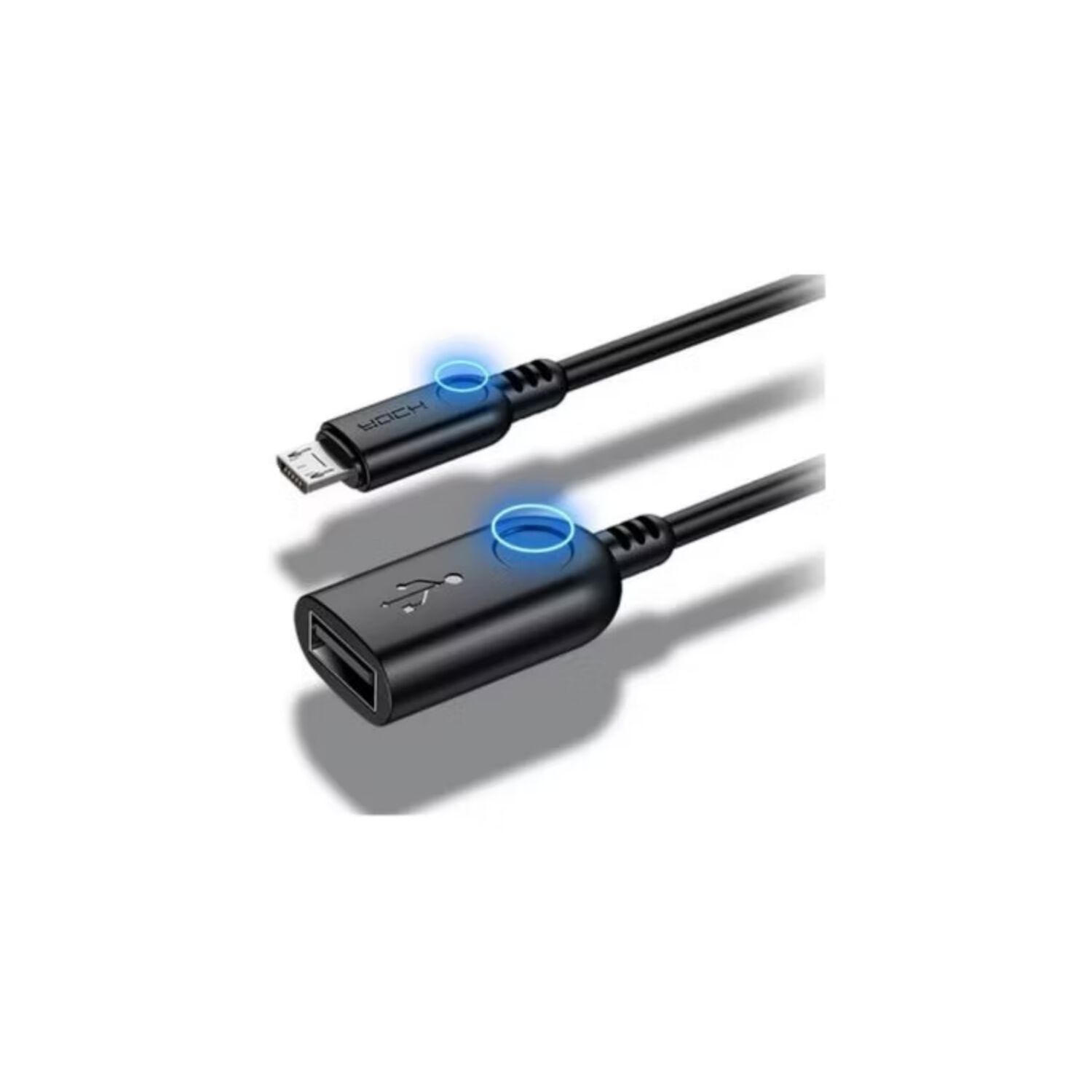Cable De Datos Otg Micro Usb A Usb Hembra 2.0 Rock Rcb0604 image number 0.0