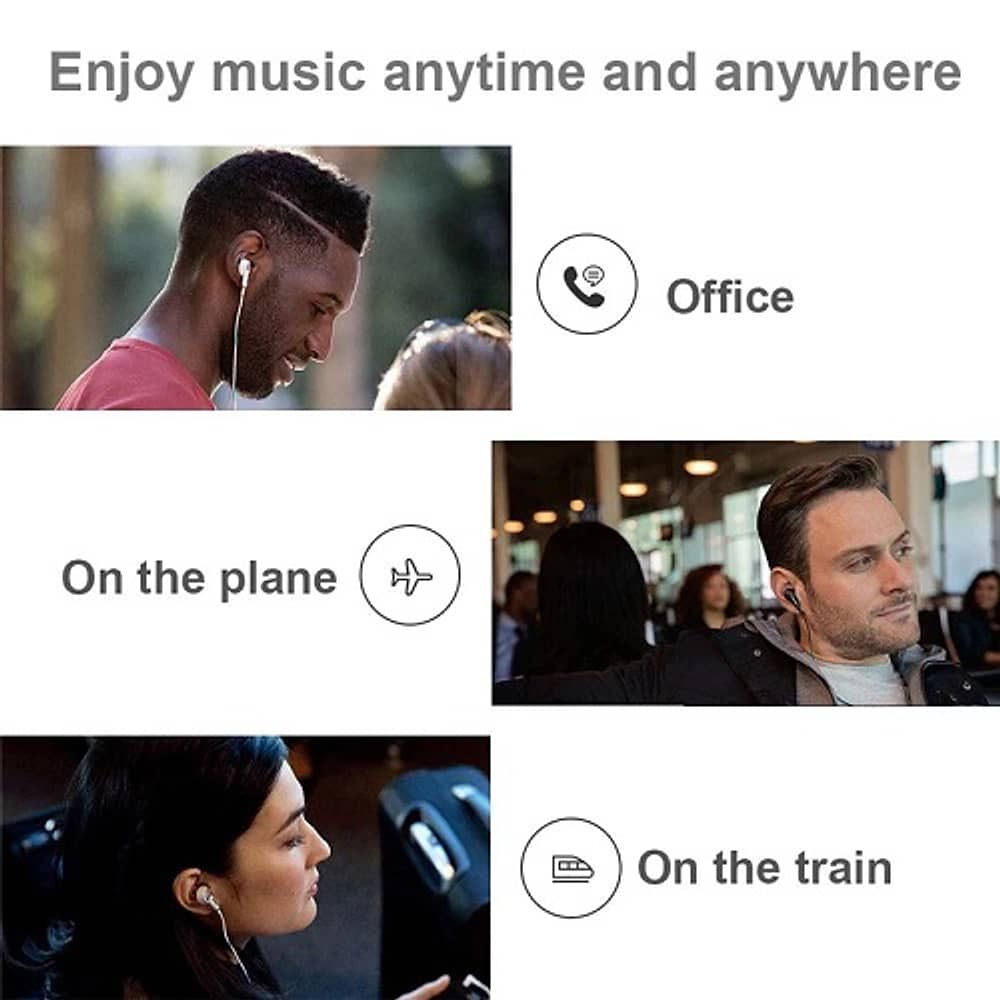 Aud&iacute;fonos Con Cable Y Microfono Entrada Tipo C Compatible Para Smartphone Celulares image number 4.0