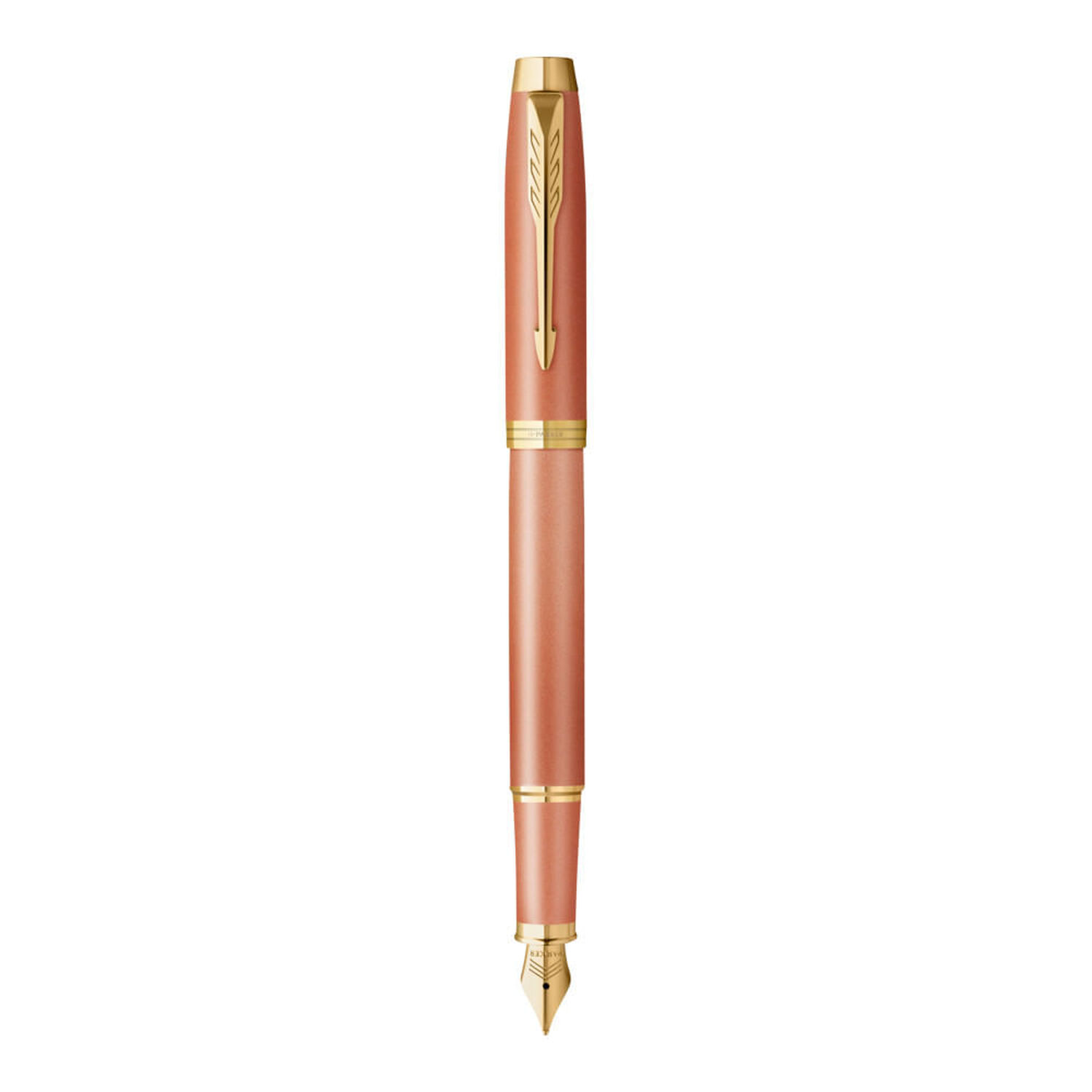 Parker Im Writing Rituals Pluma Estilogr&aacute;fica Acabado Naranja Degradado Y Adornos Dorados image number 0.0