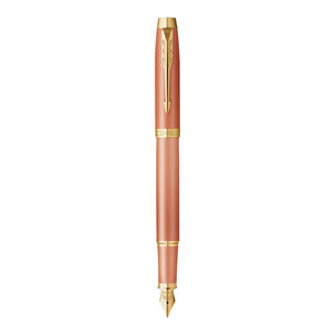 Parker Im Writing Rituals Pluma Estilográfica Acabado Naranja Degradado Y Adornos Dorados
