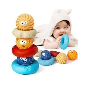 Jenga Juguete Sensorial 6 Piezas Pelota De Goma Suave