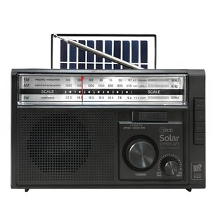 Radio Am/ Fm/ Sw/ Bt Recargable Usb-c + Carga Solar & Pilas