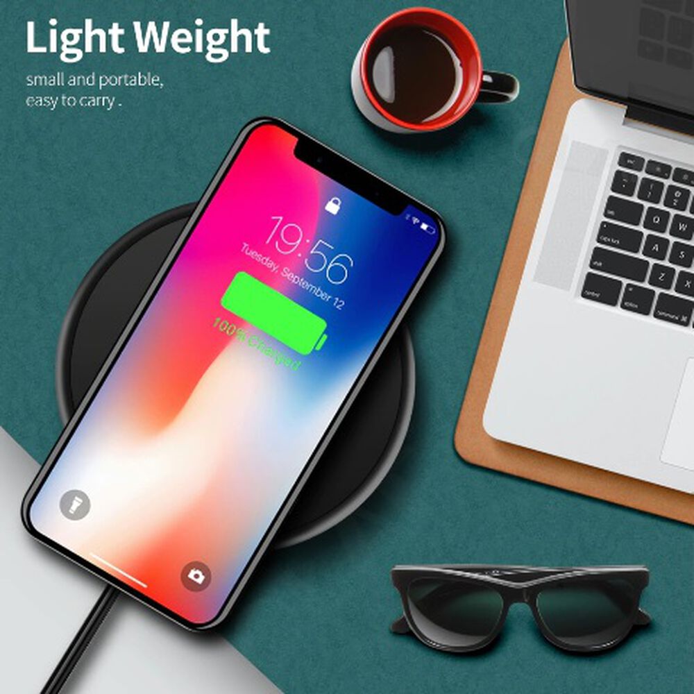 Cargador De Celular Inalambrico Carga Rapida 3a 30w Smartphone Compatible Para Iphone Y Android image number 4.0