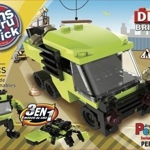 Juego constru brick camion tolva 3 en 1 | lego compatible