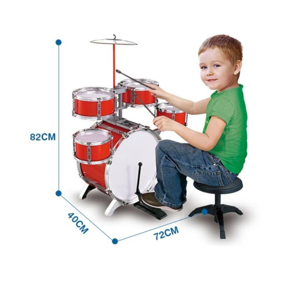 Juguete Bateria Musical Infantil 6 Piezas 82cm image number 2.0