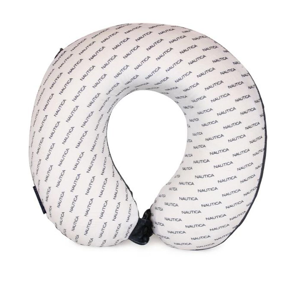 Almohada De Viaje Memory Foam Negro-blanca Nautica image number 1.0