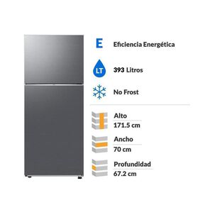 Refrigerador Top Freezer Samsung RT38CG6000S9ZS Space Max / No Frost / 393 Litros / E