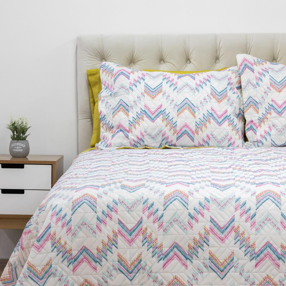 ▷ Set Quilt Casaideal / 1.5 Plazas + Sábanas - Cubrecamas, Quilt y Set  Quilt en 【Hites】