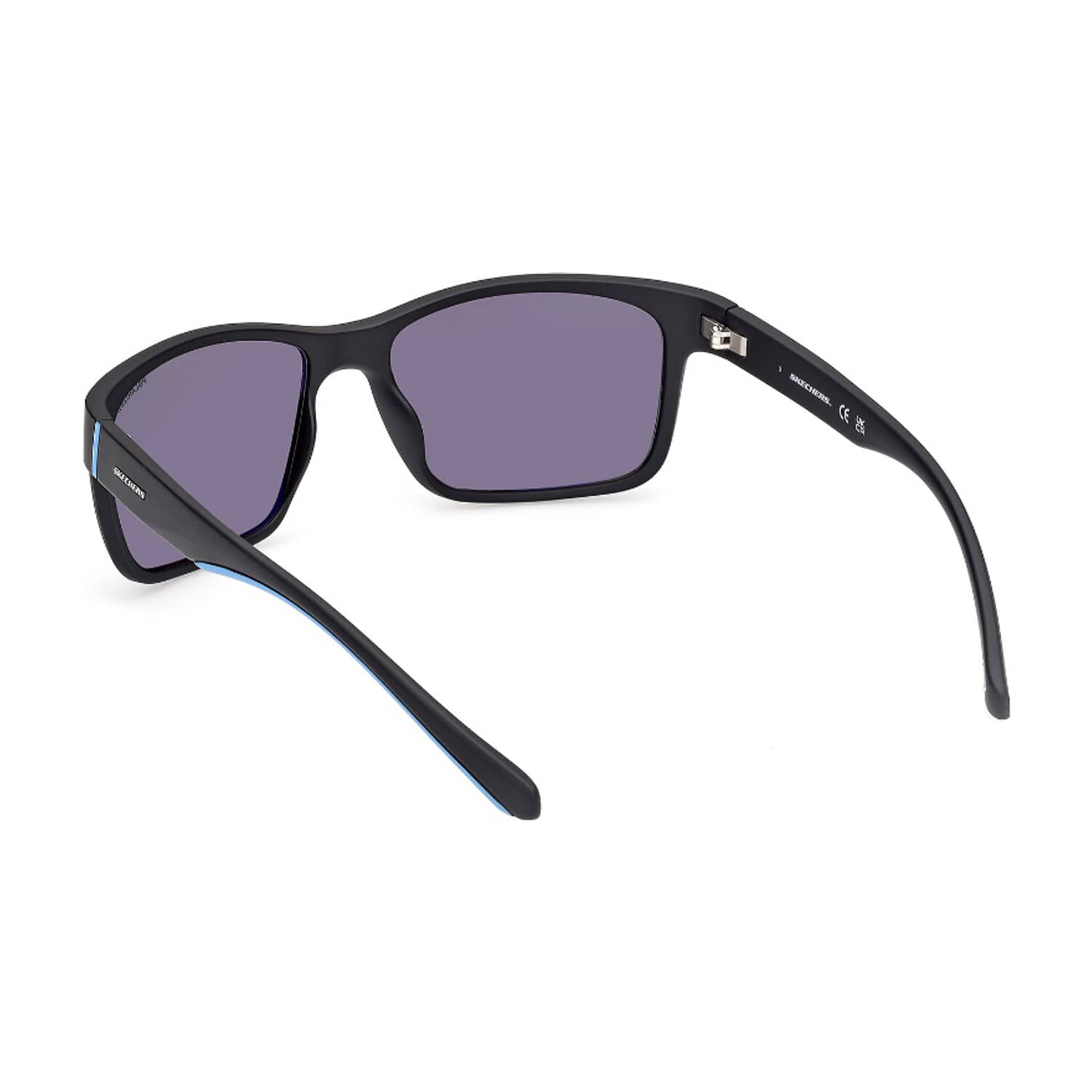Lentes De Sol Negro Espejados Skechers image number 3.0