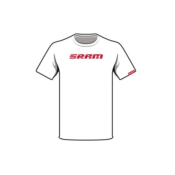SRAM POLERA SRAM MANGA CORTA SPEED SLASH BLANCO