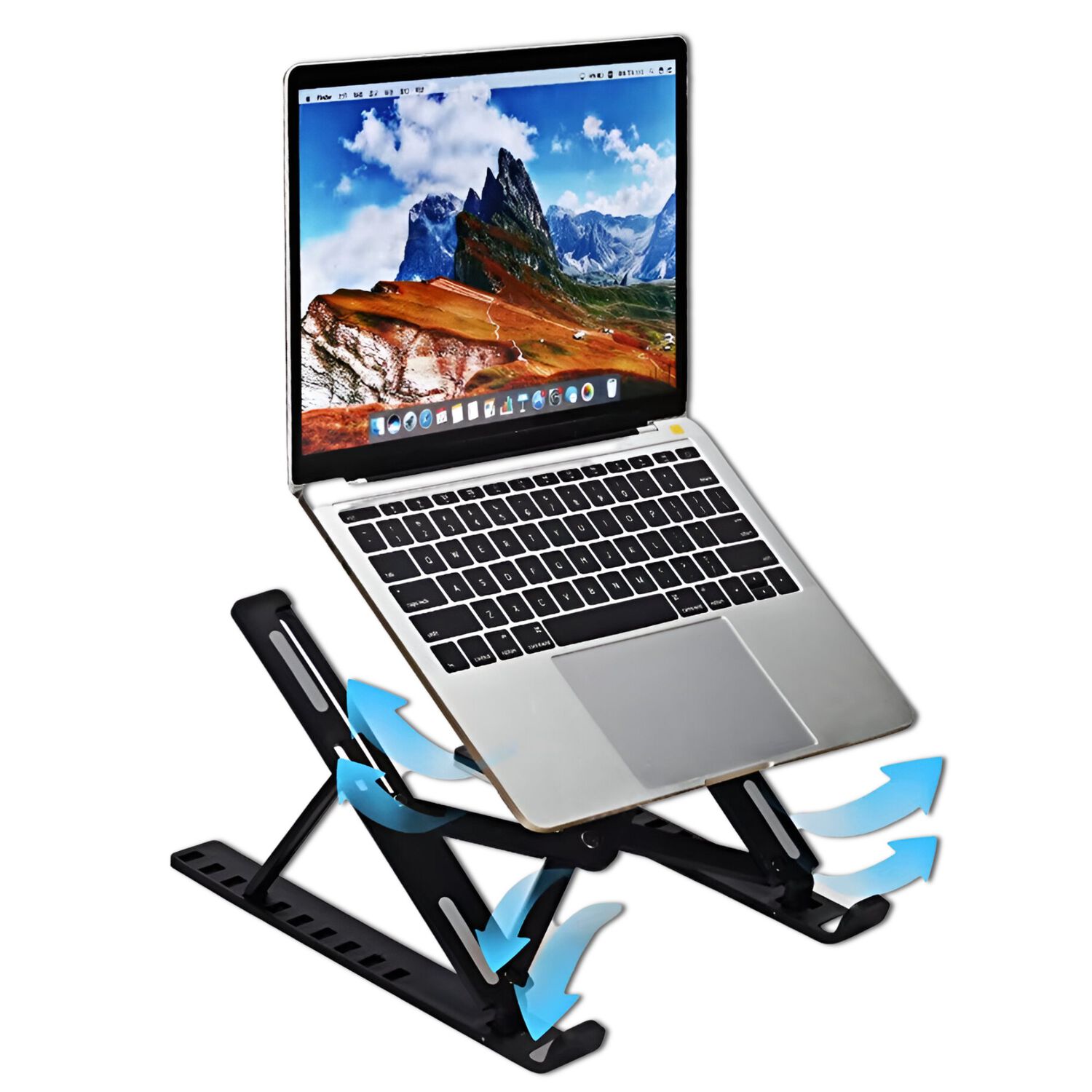Soporte Para Notebooks Y Macbooks Retractil De Aluminio image number 1.0