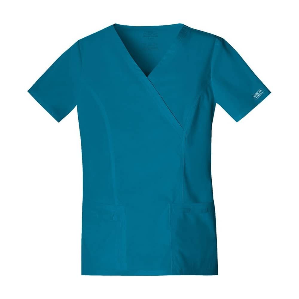 Conjunto Polera Y Pantal&oacute;n Clinico Cherokee Caribbean Blue image number 3.0