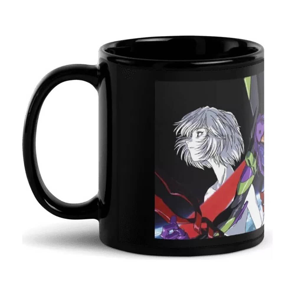Taz&oacute;n Negro Estampado Anime Evangelion 325ml image number 1.0