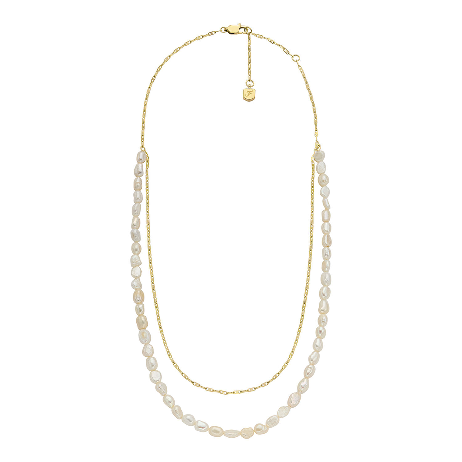 Collar Fossil Jf04728710 Dorado Mujer image number 0.0
