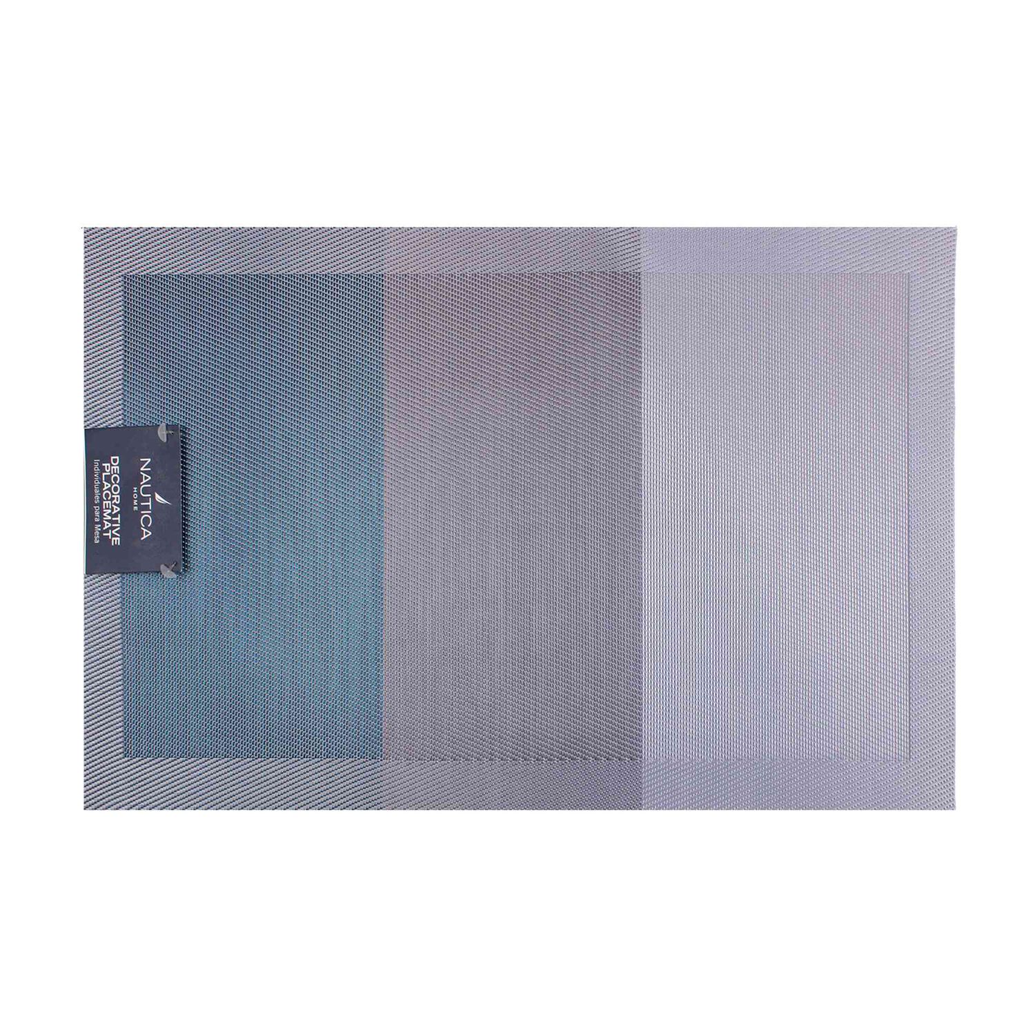 Pack 2 Individuales De Mesa Nautica Home 45x30cm Degrade Azul image number 1.0