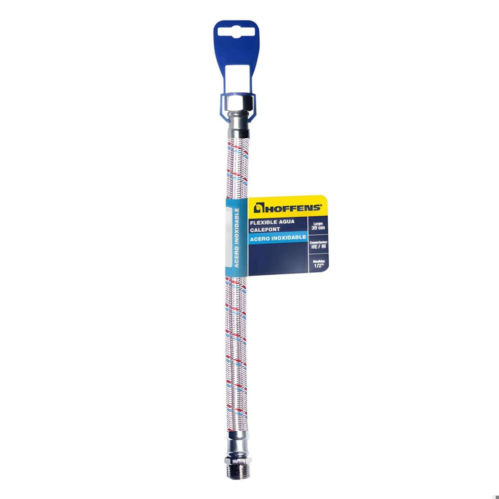Flexible De Agua Calefont Acero Inoxidable Hi-he 1/2" 25cms - Hoffens image number 0.0