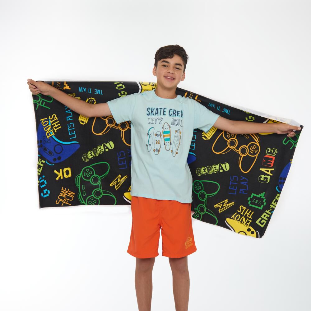 Toalla Playa Infantil + Lentes Casaideal Kids Taquilla / 75 X 150 Cm image number 0.0