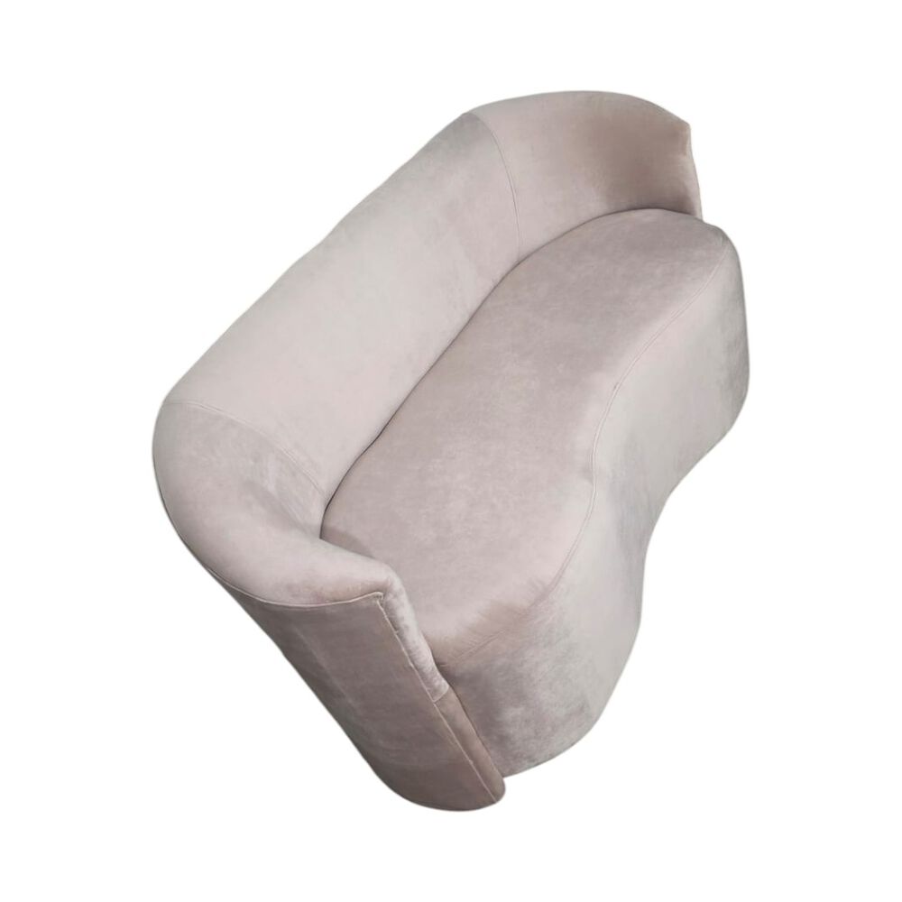 Sofa Monaco Curvo Felpa Palo Rosa image number 2.0