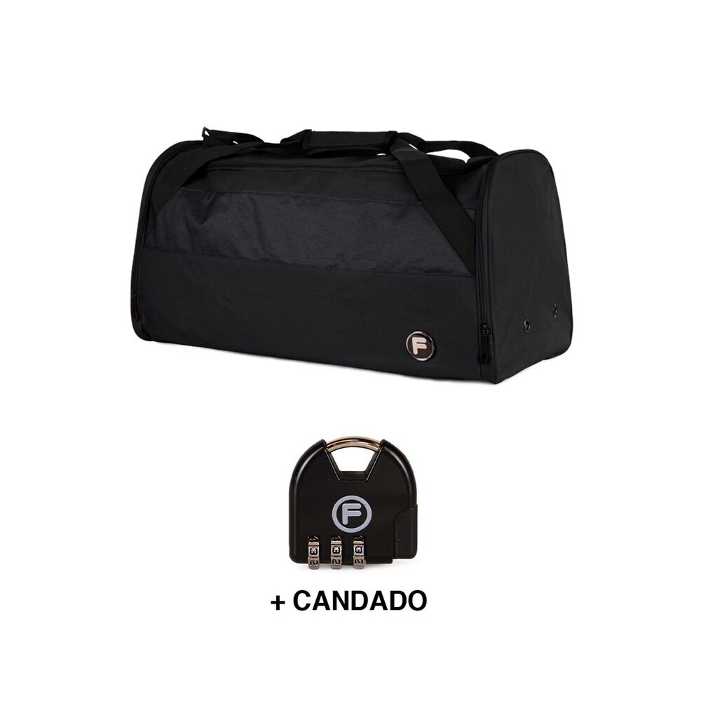 Bolso Eder M 75 Lts Negro + Candado F image number 1.0