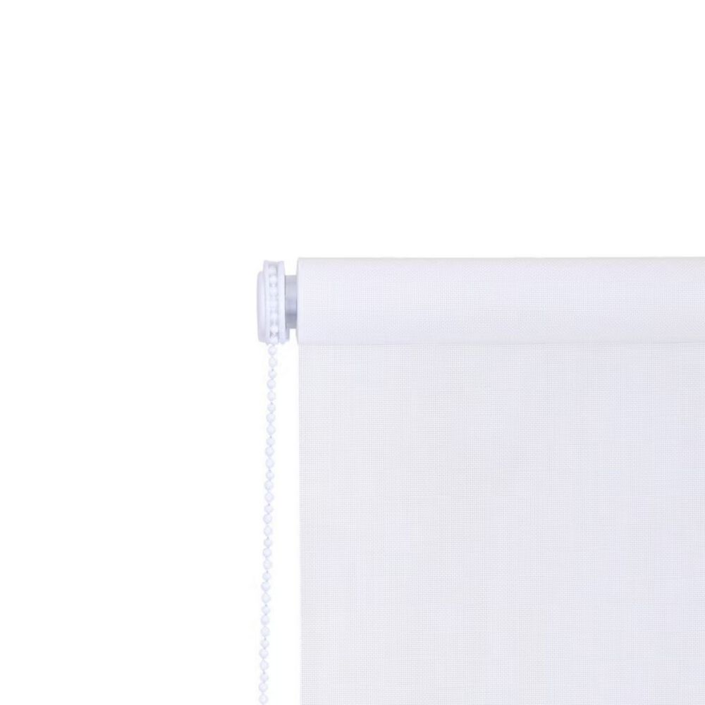 Cortina Roller Tejido Sunscreen Blanco 130x240 Cm image number 1.0