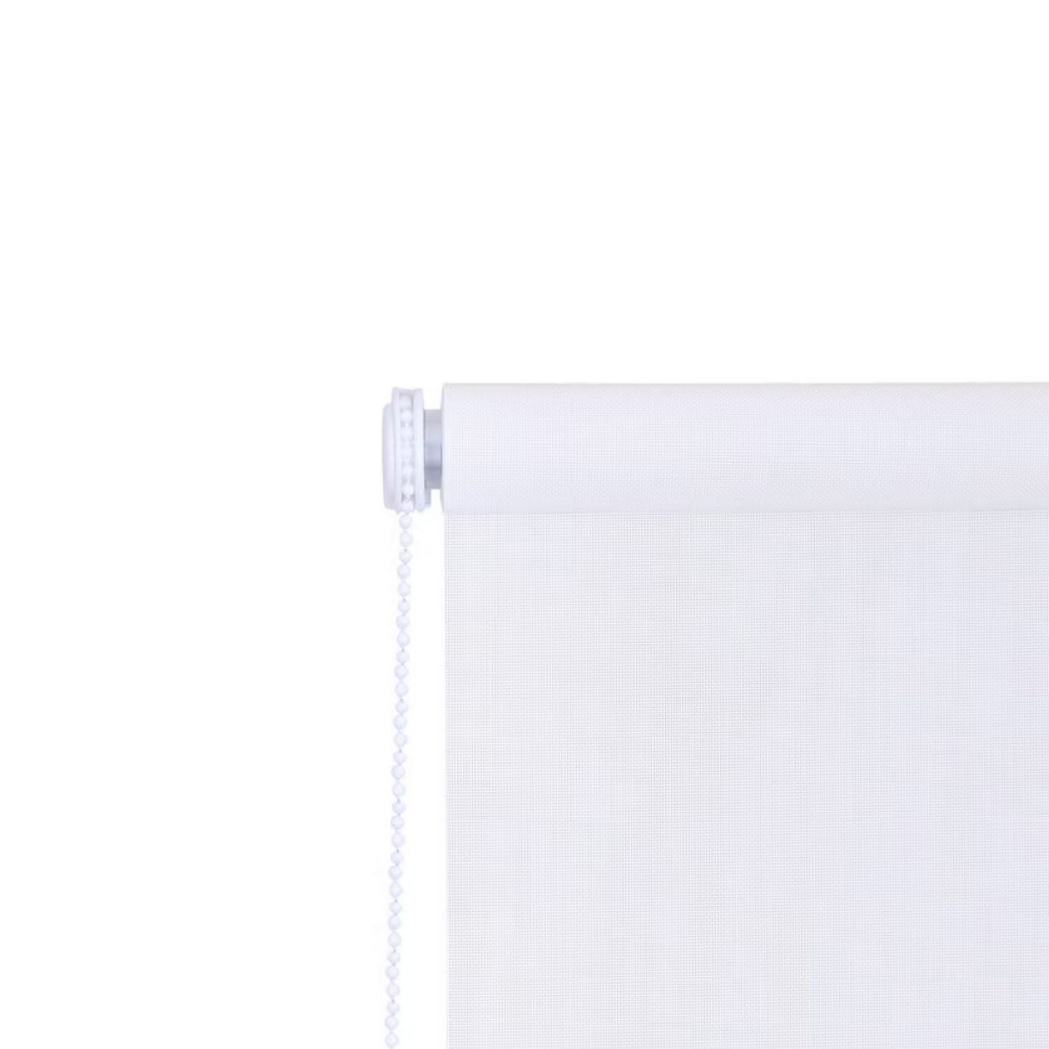Cortina Roller Tejido Sunscreen Blanco 130x240 Cm image number 1.0