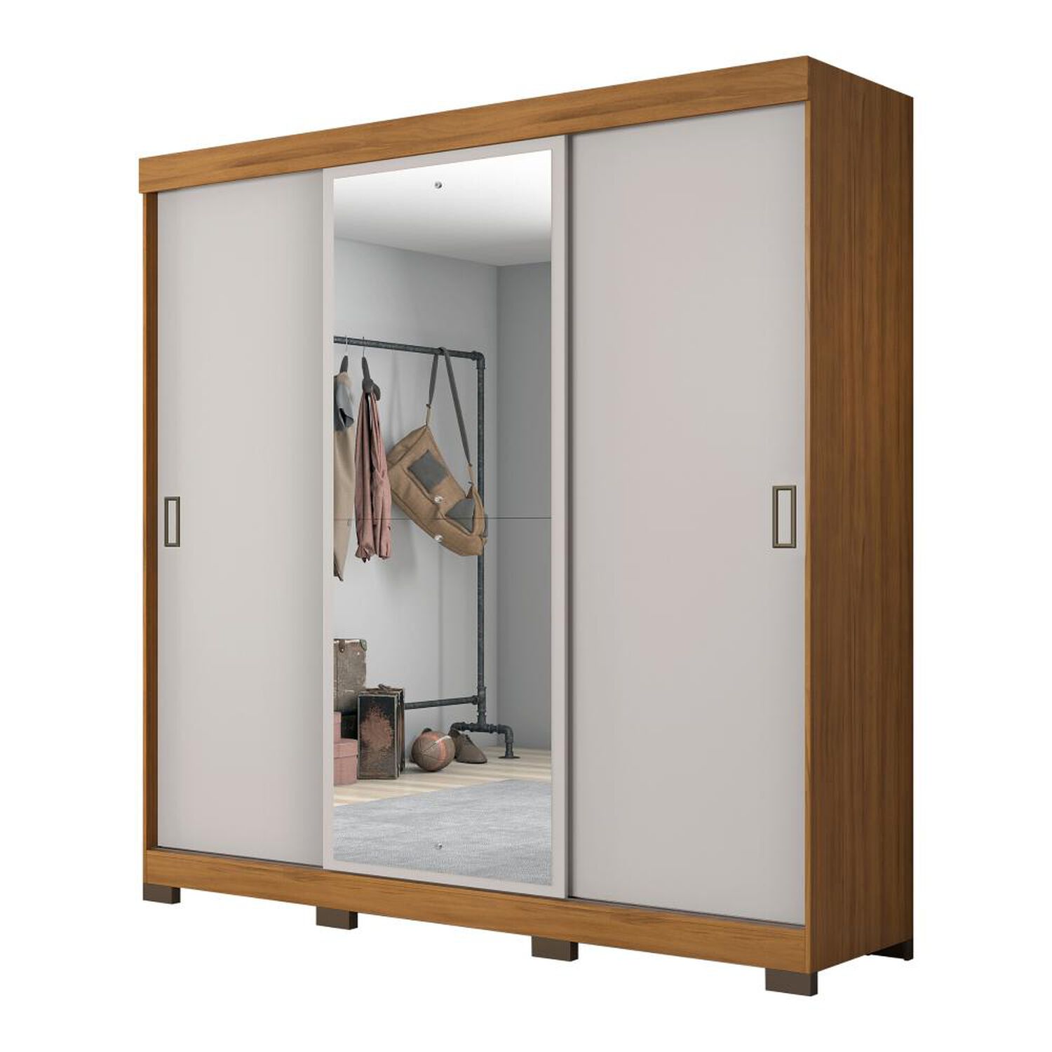 Cl&oacute;set Home Mobili Closet Renata / 3 Correderas, 3 Puertas / 4 Cajones image number 0.0