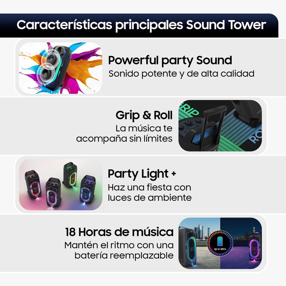 Minicomponente Samsung Sound Tower MX-ST50F/ZS image number 3.0