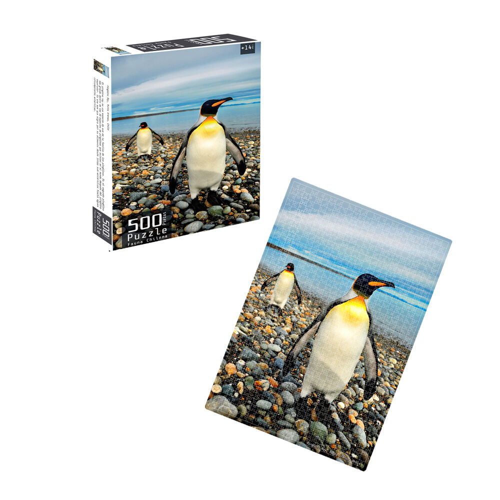 Puzzle 500 Piezas Fauna Chilena Pingüino image number 0.0