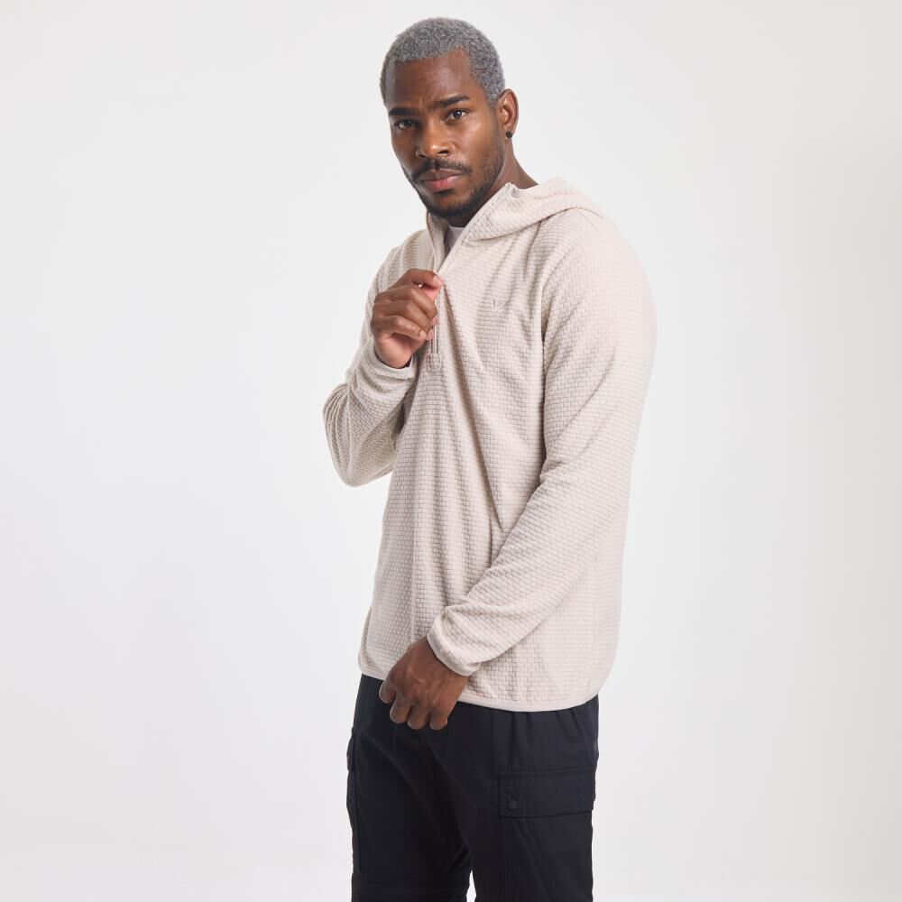 Polerón Deportivo Liso Cuello Alto Con Capucha Hombre Wetland image number 2.0