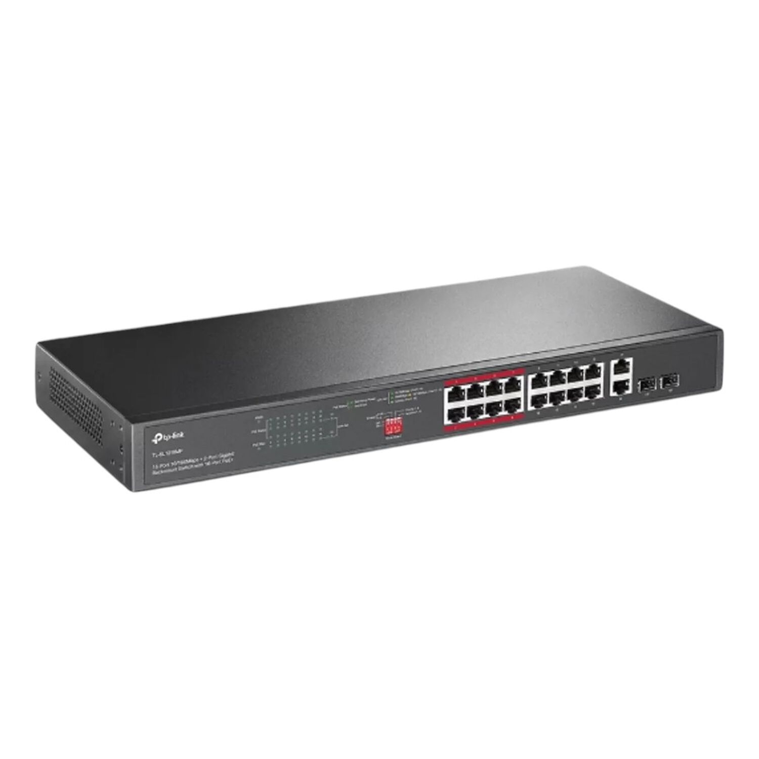 Switch 16 Puertos Poe 2 Puertos Gigabit Tp-link Tl-sl1218mp image number 2.0