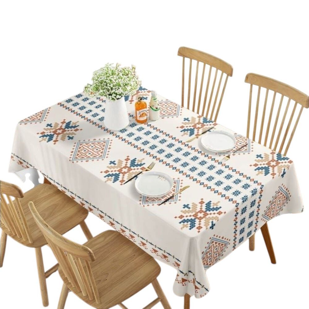 Mantel De Mesa Rectangular Estampado Medida 140cm X 220cm Me1-14 image number 0.0