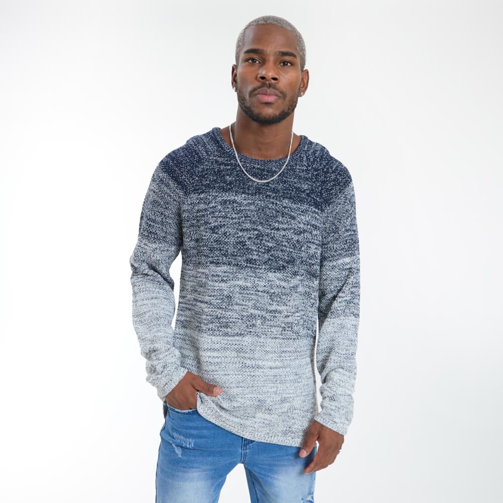 Sweater Slim Manga Larga Cuello Redondo Hombre Rolly Go image number 0.0