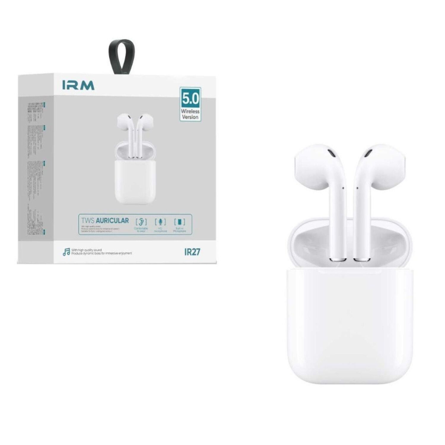 Aud&iacute;fonos Inal&aacute;mbrico Tws Bluetooth 5.0 Con Micr&oacute;fono Ir27 image number 3.0