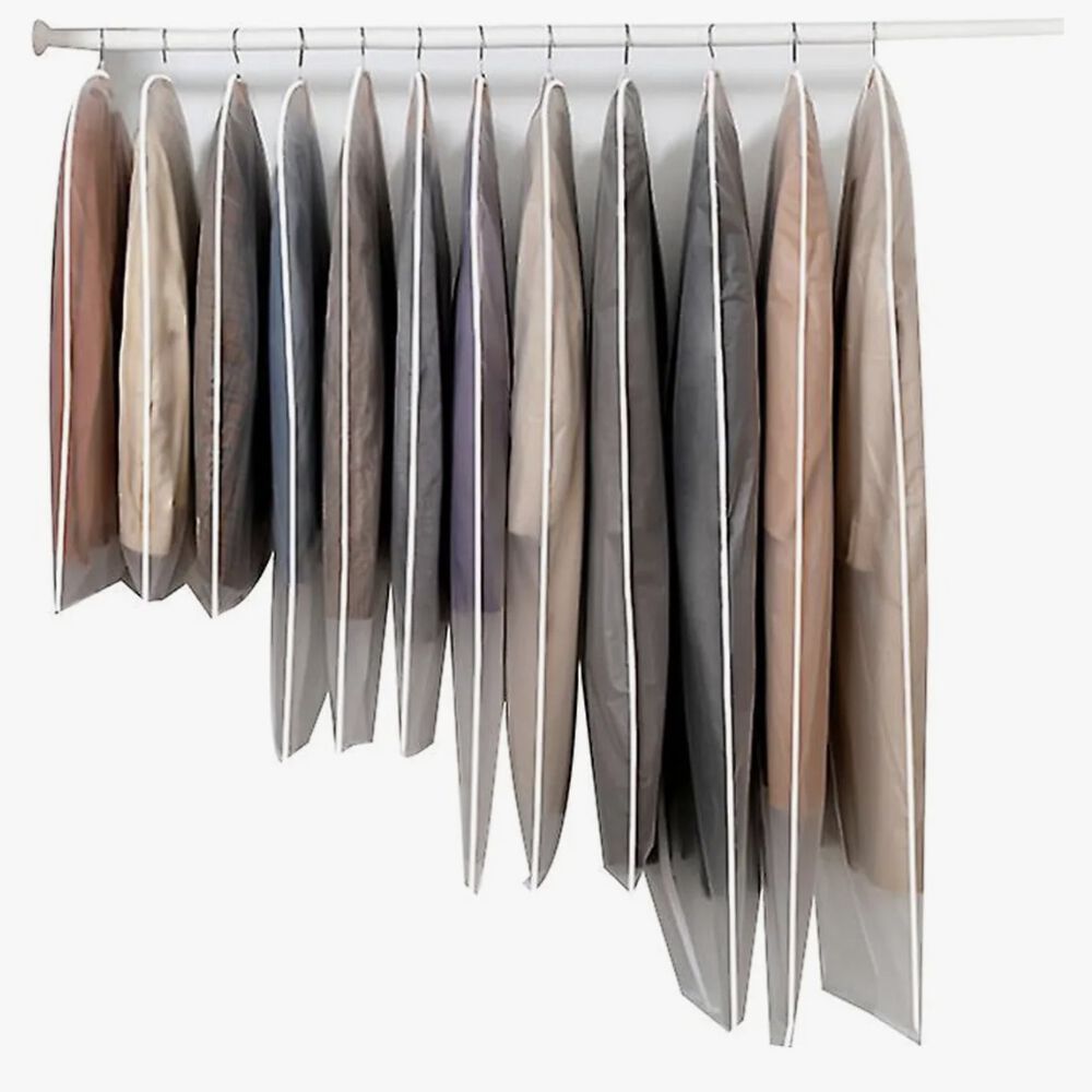 12 Bolsas Transparentes Cubre Trajes Closet image number 0.0