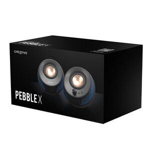 Parlante Creative Pebble X Mf1715 Negro Led