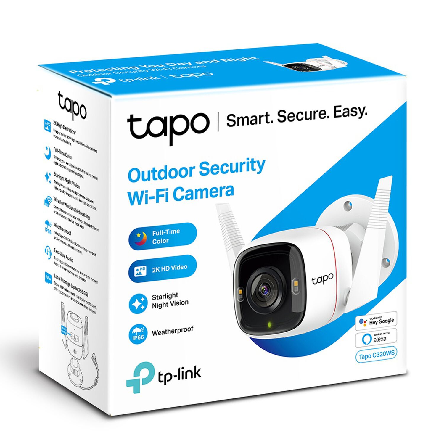C&aacute;mara De Seguridad Wifi 2k Tp-link Tapo C320ws De Exterior image number 11.0