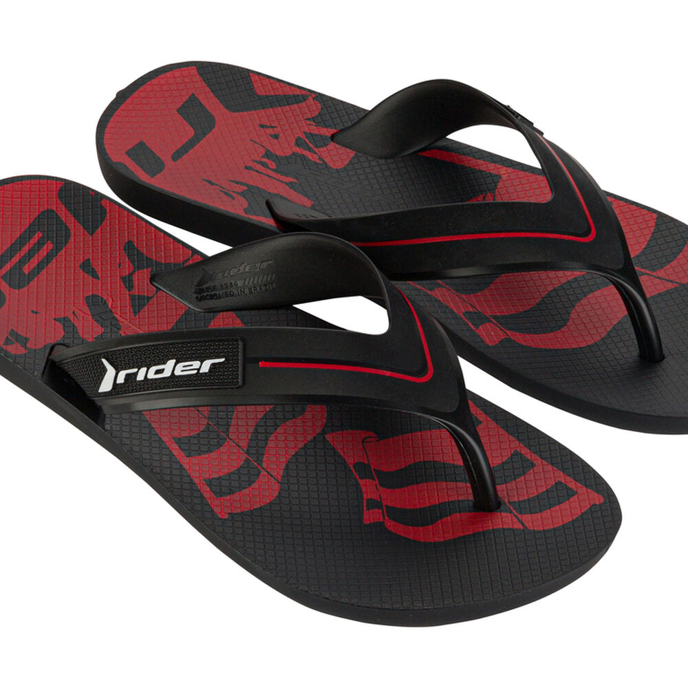 Sandalia Hombre Negro/rojo Strike Rider image number 1.0