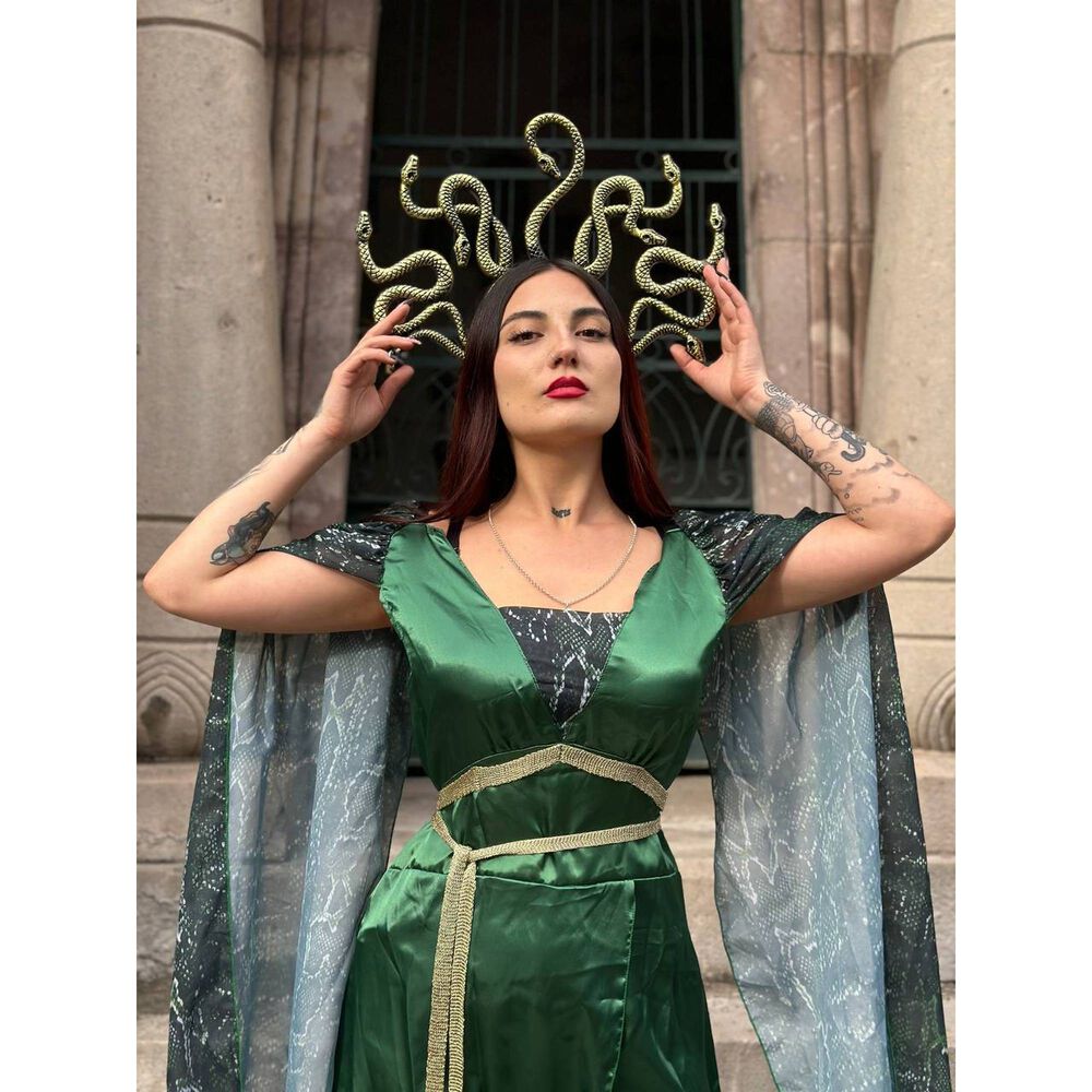 Disfraz Cosplay Medusa Mitologia Griega Gorgona image number 5.0