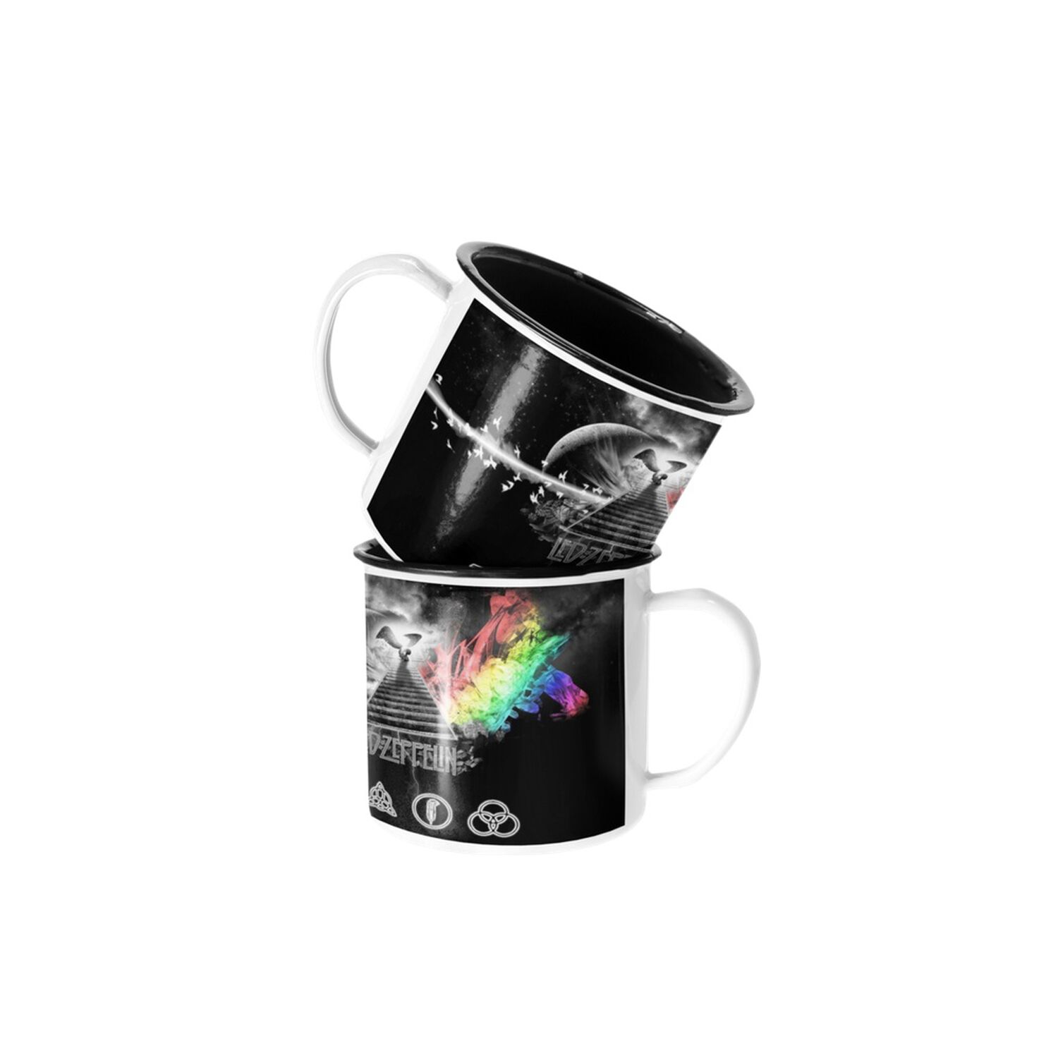 Taza Enlozada Lechera Led Zeppelin Bandas De Rock image number 0.0