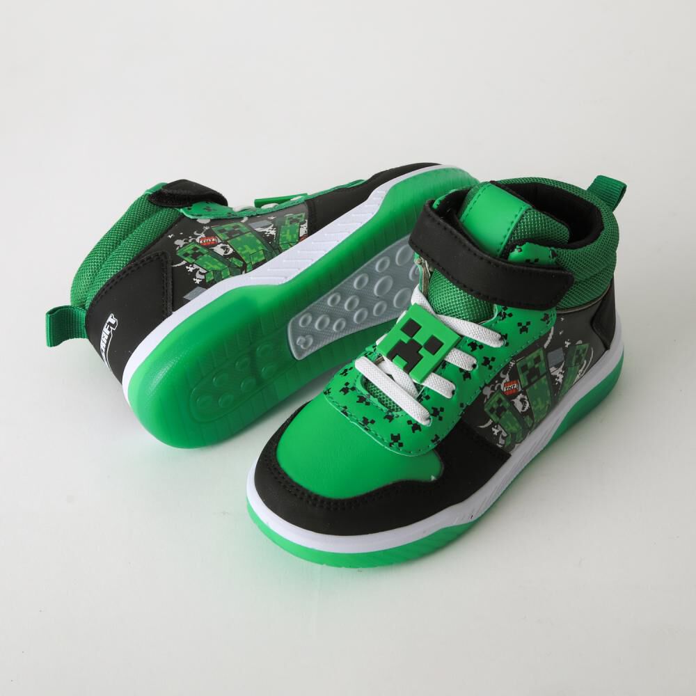Zapatilla Infantil Con Luces Minecraft image number 3.0