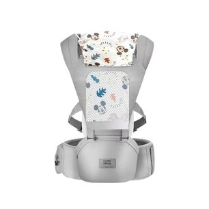 Portabeb&eacute; Ergonomico 6 En 1 Gris By Lubabycas