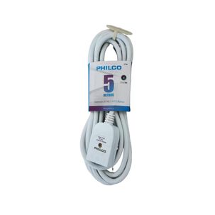 Extension Alargador 5 Mts 250v 10a Blanco