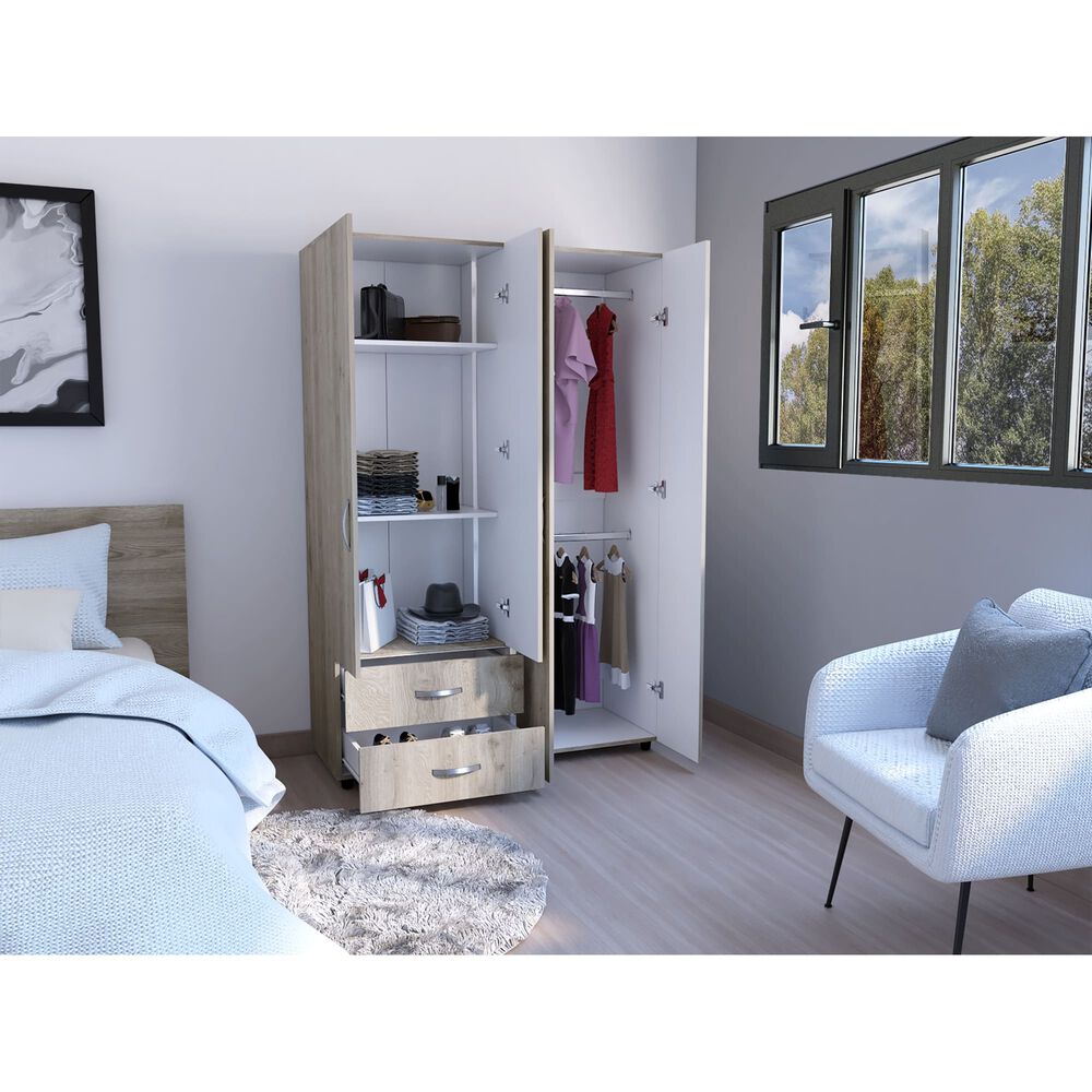 Closet 4 Puertas 2 Cajones Fm-019c - Humo image number 5.0
