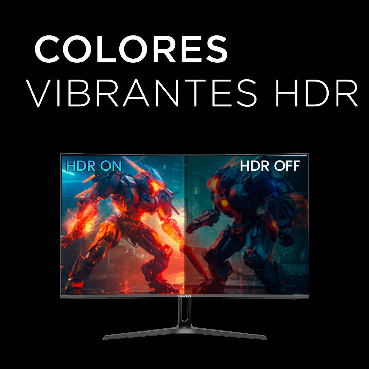 Monitor Gamer Curvo Caixun 27" Fhd Va 1500r 240hz Srgb 128% Hdmi 2.1 Dp 1ms C27c1f image number 6.0