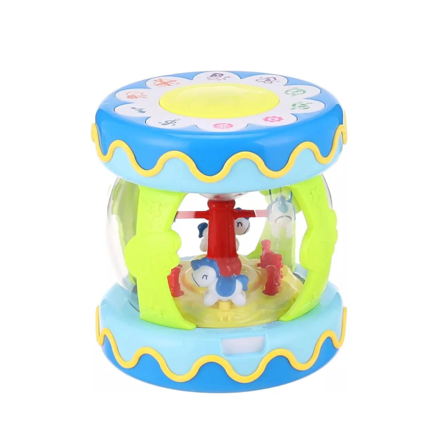 Juguete Tambor Musical Interactivo Con Luces Y Sonido Infantil image number 0.0