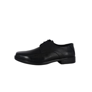 Zapato De Cuero Alcor Negro London Adixt