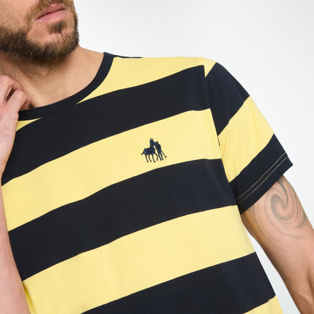 Polera Regular Manga Corta Cuello Redondo Hombre The King's Polo Club image number 4.0