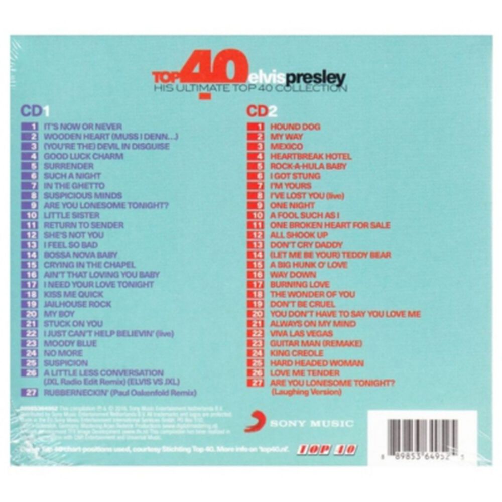 Elvis Presley - Top 40 (2cd) | Cd image number 3.0